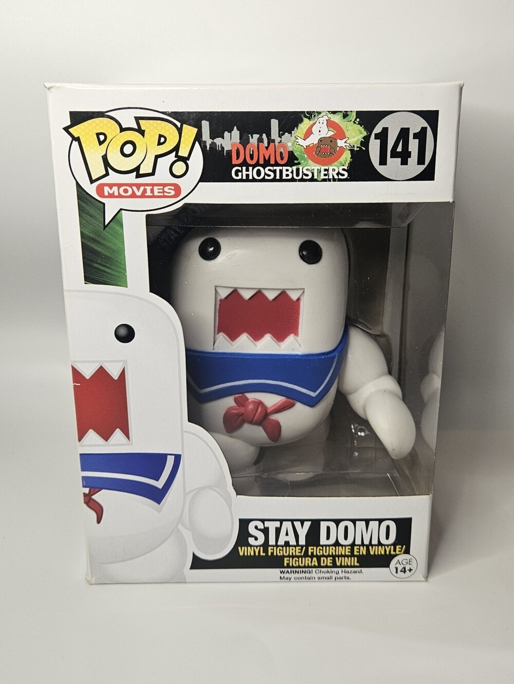 Funko Pop! Vinyl Movies Domo Ghostbusters #141 Stay Domo with Protector